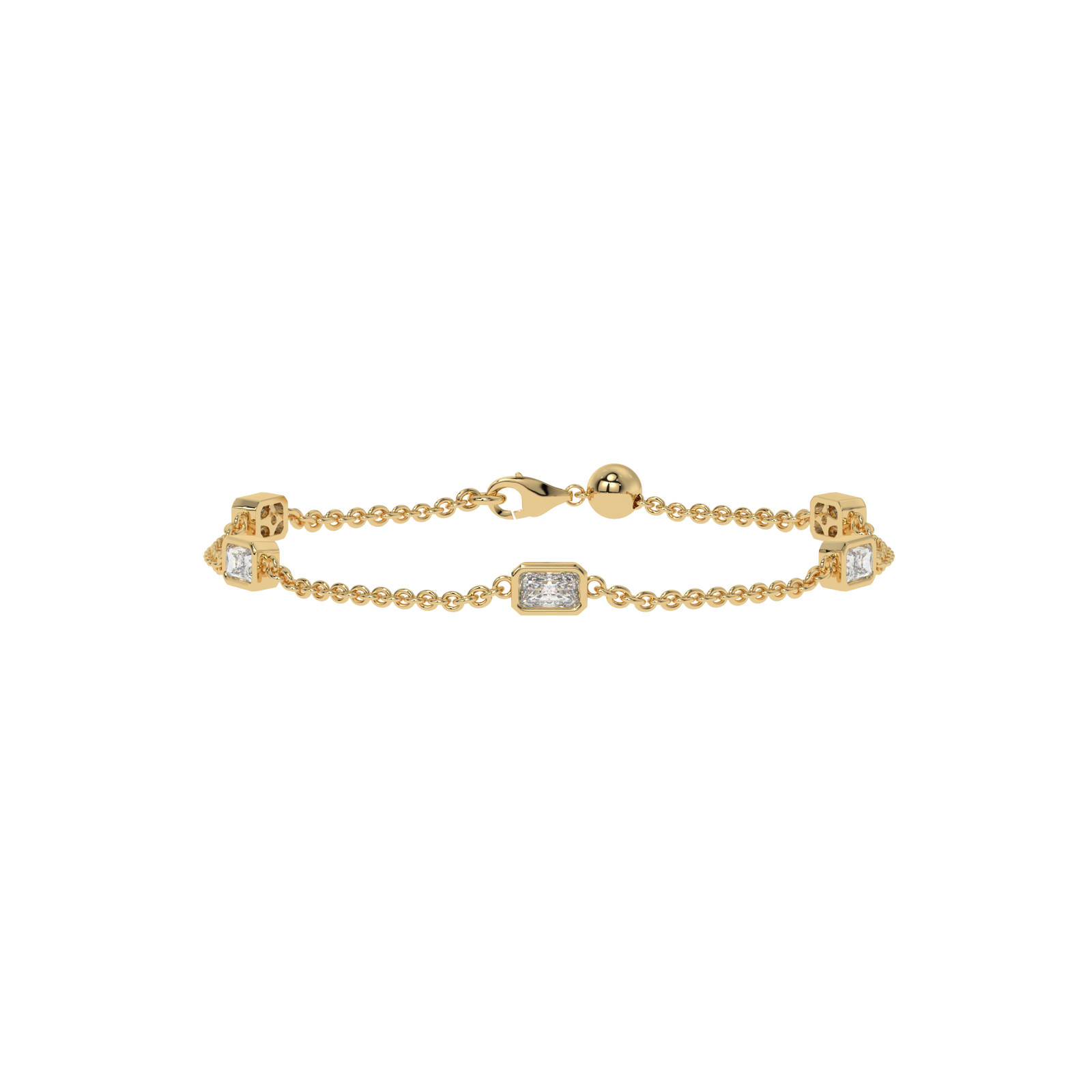 Radiant By The Yard Bracelet in yellow finish